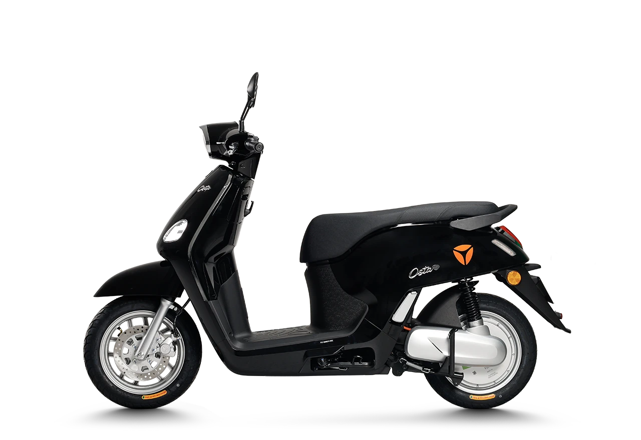 Ảnh ngang các màu – 5 đen bóng Xe Máy Điện YADEA OSTA